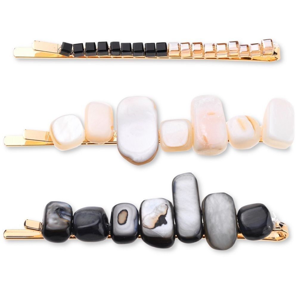 INC International Concepts Gold and Black Hair pin set